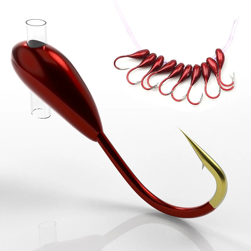 Fishing Hook Barbless - 10/20 Mùa Đông Băng Móc Thép