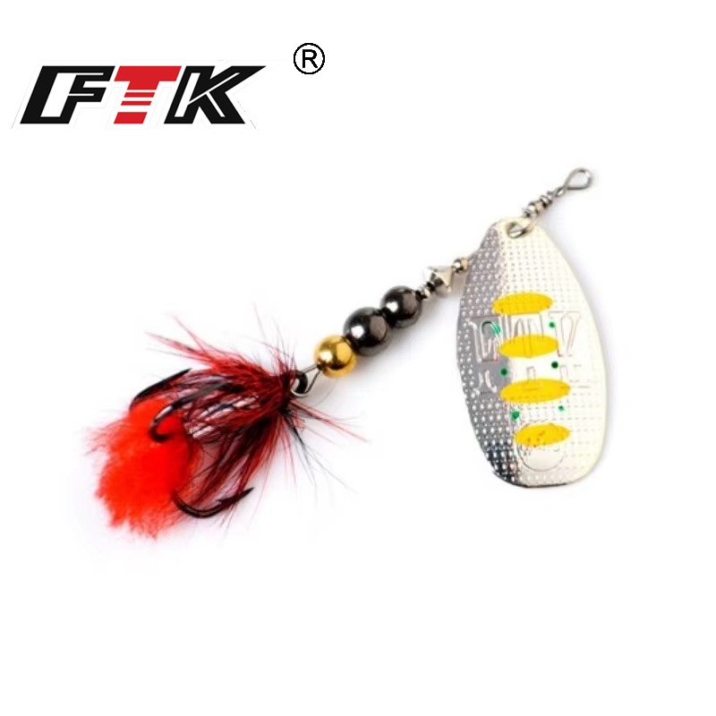 Fishing Hook Treble - FTK Metal Fishing Lure Spinner Bait