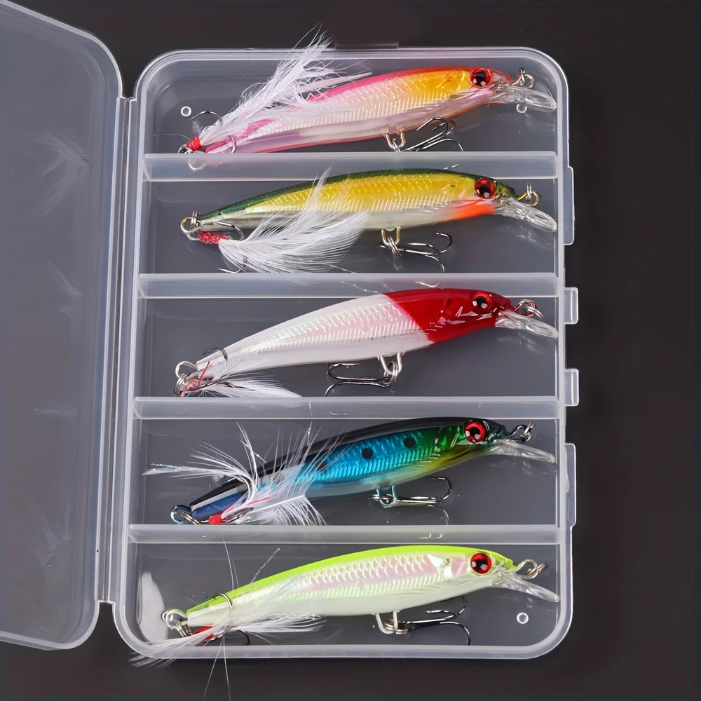 Laser 3D Eyes Bionic Minnow Fi - đánh giá và giá Fishing Hook Treble
