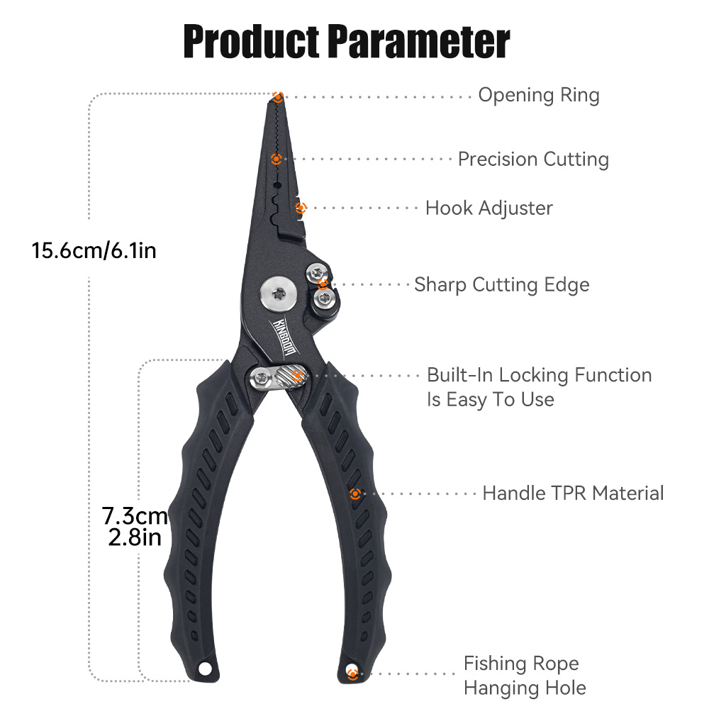 Kingdom Fishing Pliers Multifu - đánh giá và giá Fishing Hook Stainless Steel