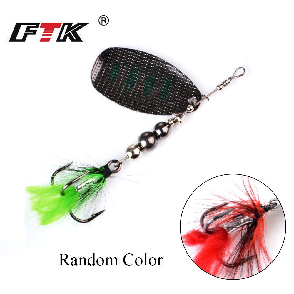 FTK Metal Fishing Lure Spinner - đánh giá và giá Fishing Hook Treble