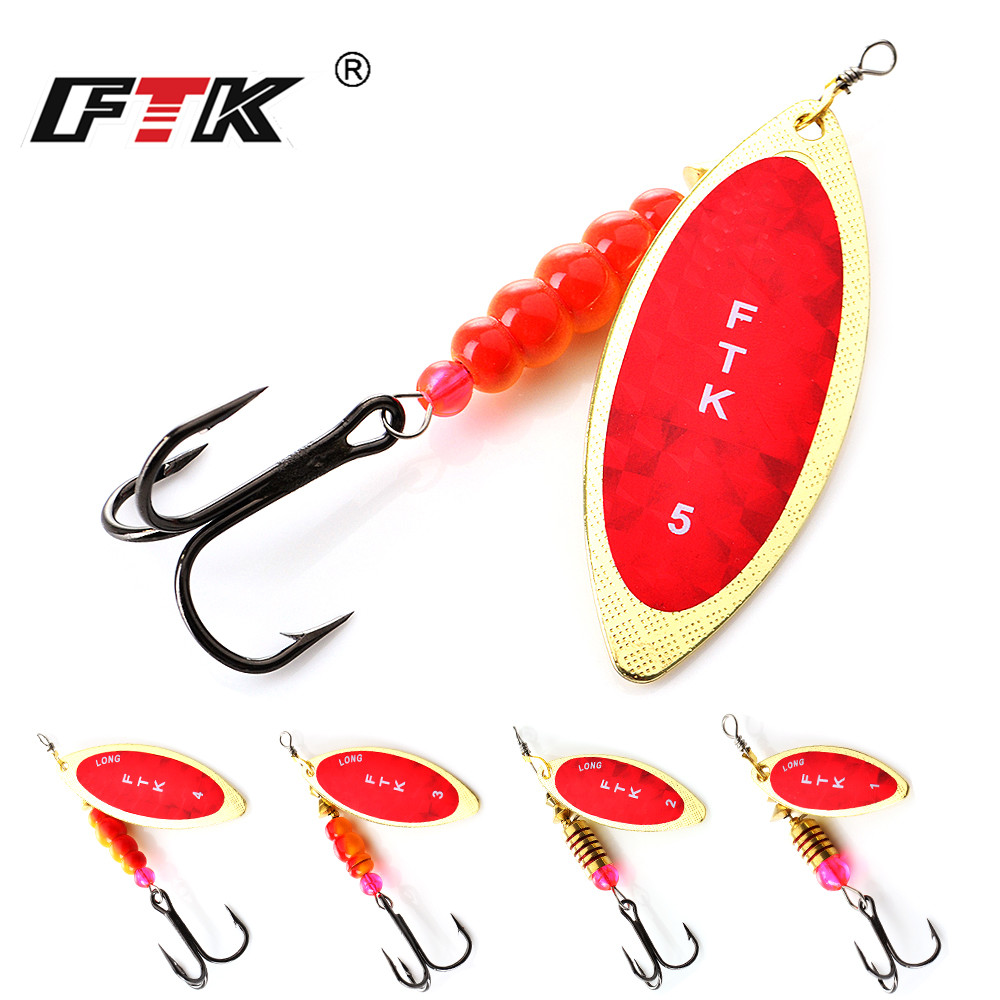 FTK Spinner Mồi 4G/7G/12/18G/3 - đánh giá và giá Fishing Hook Treble