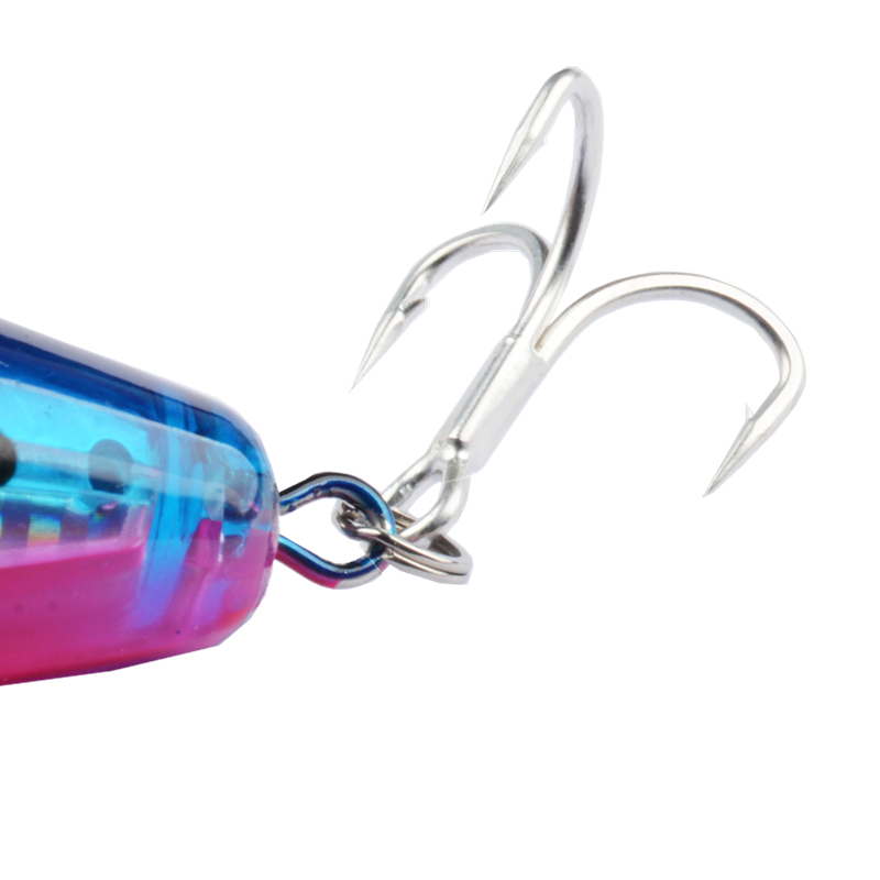 1pc 43g Big Popper Floating Wo - đánh giá và giá Fishing Hook Treble