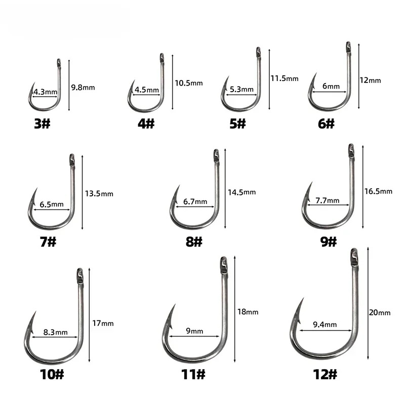 50-1600Pcs/BoxFishing Hooks Ca - đánh giá và giá Fishing Hook Barbless