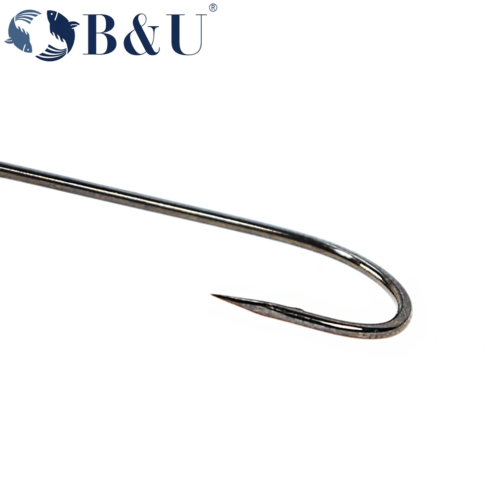 B&U 20pcs Fishing Hook Big Eye - đánh giá và giá Fishing Hook Barbless